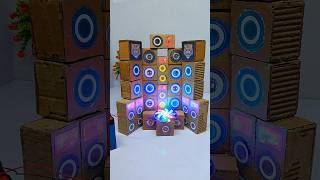 DIY Mini Dj Navratri Durga Pooja Gauri Ganesh Big Dj Truck Light Decoration gadi wala dj shorts [upl. by Kenwrick28]