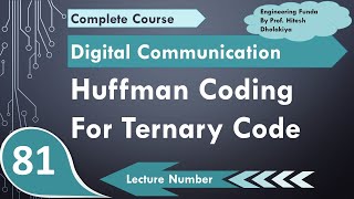 Huffman Coding with Ternary Codes Basics Algorithm Procedure amp Example Explained [upl. by Annalla]