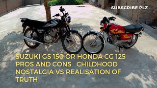 suzuki gs 150 vs honda 125  honda cg 125 vs suzuki gs 150  Honda CG 125 or Suzuki gs 150 [upl. by Morty107]