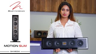 MARTIN LOGAN MOTION SLM Speaker Unboxing and review  Home Theater speaker  Home cinema in Kerala [upl. by Dahij]