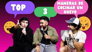 TOP 3 MANERAS de COCINAR un HUEVO [upl. by Labaw]