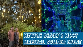 Brookgreen Gardens Summer Lights Art by Night 2024  Myrtle Beachs Best Summer Event [upl. by Eilzel]