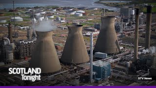 Scotland Tonight analysis The impact of Grangemouth refinery closure news environment climate [upl. by Engelhart72]