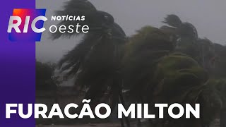 Furacão Milton potencial destrutivo é comparado a desastres históricos nos Estados Unidos [upl. by Neitsabes]