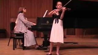 Romanian Folk Dances Bartok  Serena Harnack 9 violin [upl. by Anihcak]