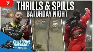 Saturday Night Thrills amp Spills  2024 Chili Bowl Nationals [upl. by Nalak]