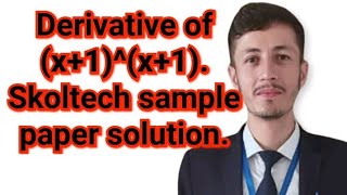 Sample paper solution of skoltech scholarship test Derivative of X1X1 skoltech skoltech [upl. by Fruin]