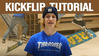 HOE DOE JE EEN KICKFLIP Kickflip tutorial [upl. by Suhpesoj628]