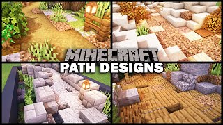 8 Awesome Minecraft Path Designs [upl. by Aisenet]