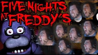 TERROR  FIVE NIGHTS AT FREDDYS  RECOPILACION DE SUSTOS Y ENFADOS  ZellenDust [upl. by Nuahsal]