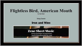 Flightless Bird  American Mouth  Twilight  arranged for String Quartet by Zene Strings [upl. by Eneg]