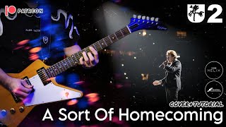 U2  A Sort Of Homecoming Guitar CoverTutorial Live The Joshua Tree Tour 2017 Backing Track Helix [upl. by Eimor]