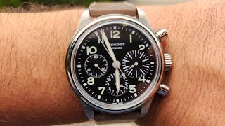 Longines Avigation Big Eye Black Dial L28164532 [upl. by Ahcurb]