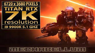 Mechabellum gameplay in 7K video resolution  Nvidia Titan RTX and Intel 9900K  6720 x 3680 pixels [upl. by Terrye473]