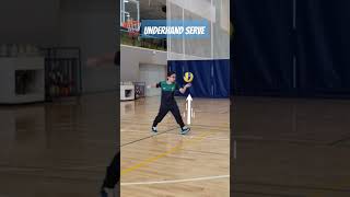 Volleyball underhand serve tutorial volleyball volleyballserve volleyballserving [upl. by Yi531]