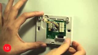 A Install the Honeywell WiFi smart thermostat RTH9580WF or RTH9590WF [upl. by Arretahs]