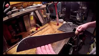 15 Restore Sharpen Rehandle a rusty old Martindale machete [upl. by Sophia218]