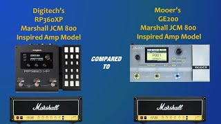 Comparing the JCM 800 Amp Model on the RP360XP amp GE200 [upl. by Onaivatco605]