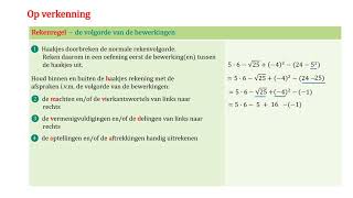 Wiskunde videoles 108  G24 De volgorde van de bewerkingen in Z [upl. by Bultman531]