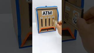 How To Make Cardboard ATM Machine Science Project Working Model shorts youtubeshorts trending [upl. by Awra]