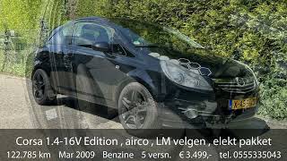 Opel Corsa 1416V Edition  airco  LM velgen  elekt pakket [upl. by Vickie]