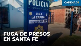 Tres presos se fugaron de una comisaría recapturaron a uno  Cadena 3 Argentina [upl. by Trinee]