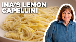 Ina Gartens FanFavorite Lemon Cappellini  Barefoot Contessa  Food Network [upl. by Cecilia916]