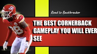 THE BEST CORNERBACK PLAY YOU WILL EVER SEE  Road to Backbreaker Clips Cornerback High Level [upl. by Esiuole]