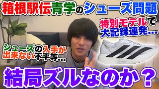 【不公平】青学が箱根駅伝で履いたスーパーシューズはズルいのか？結論を出します。 [upl. by Sand]