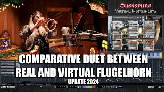 Virtual flugelhorn VS real flugelhorn 2024 update [upl. by Aloisia]