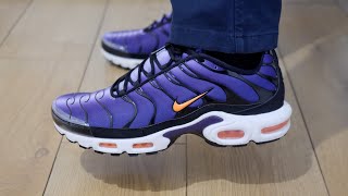 Nike Air Max Plus OG Voltage PurpleTotal Orange DX0755500 Review amp On Feet 2024 [upl. by Otiv774]