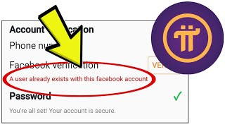 How To Fix Pi Network App A user already exists with this facebook account Problem Solved [upl. by Ahk393]