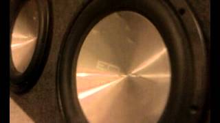 Eclipse Subwoofer Competition Series Duel 12 Inch 1500W bridged on a DC Straight 1000W Amp [upl. by Gati]