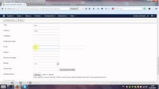 How to add Category and Book in Book Library  Joomla eBook software for create book library website [upl. by Neltiak]