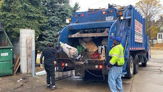 Nichols Disposal CCC Leach 2Rll Rear Loader Garbage Truck [upl. by Gerick]