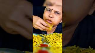 Mukbangers Eating Pasta ASMR And Noodles With Chicken Fried Pieces Salad Mukbang Full Eating Show [upl. by Odetta]