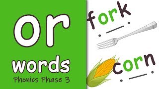 or Words  Blending Phonics Phase 3 [upl. by Yziar]