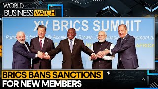 BRICS membership requires sanctions ban  World Business Watch [upl. by Tannenwald285]