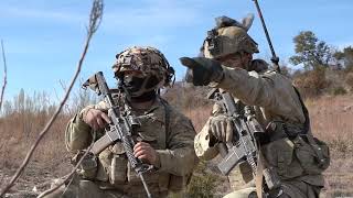 Into the Trench Bradleys Support in Combat Training [upl. by Esorrebma506]