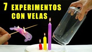 7 Experimentos Caseros con Velas Que Te Sorprenderán [upl. by Sabino]