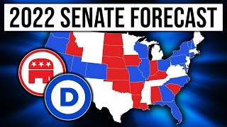 My Updated 2022 Senate Map Prediction 50 Days From Midterms [upl. by Rolph954]