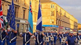 Bridgeton Loyalists Flute Band THE SASHDERRYS WALLS West End UDU 2nd Nov 2024 [upl. by Dewar]