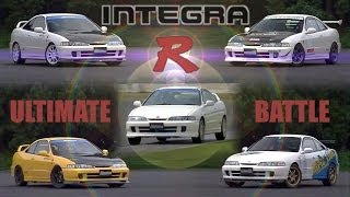 ENG CC Integra R Ultimate Battle  Spoon DC2s Js DC2 BOSS DC2 EVO GTR NSX Tsukuba 2001 [upl. by Leffert707]