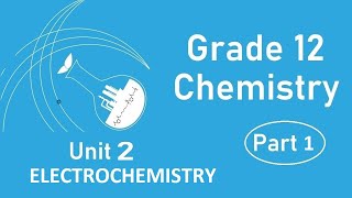 Grade 12 Chemistry Unit 2 Electrochemistry Part 1 [upl. by Sert]