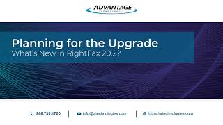 RightFax 202  Planning for the Upgrade [upl. by Cleodal]