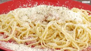 Recette Facile Spaghetti  Carbonara  Pâtes à la carbonara [upl. by Kline296]