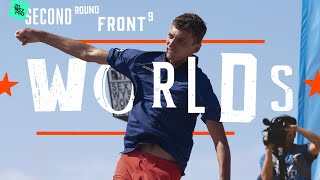 2021 Disc Golf World Championships  R2F9 LEAD  Wysocki Sexton Heimburg Jones  Jomez [upl. by Kahlil281]