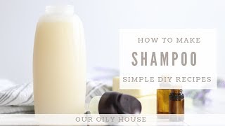 How to Make All Natural Shampoo  Simple Recipe using Essential Oils [upl. by Hailed117]