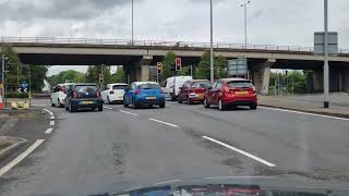 Hanford Roundabout from A34 Stone 2nd Exit Following Signs to Trent Vale Driving Test Route Help [upl. by Rolyak]