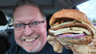 Arbys Deep Fried Turkey Gobbler Sandwich Review [upl. by Hoeg]